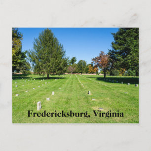 Fredericksbug National Cemetery Postcard