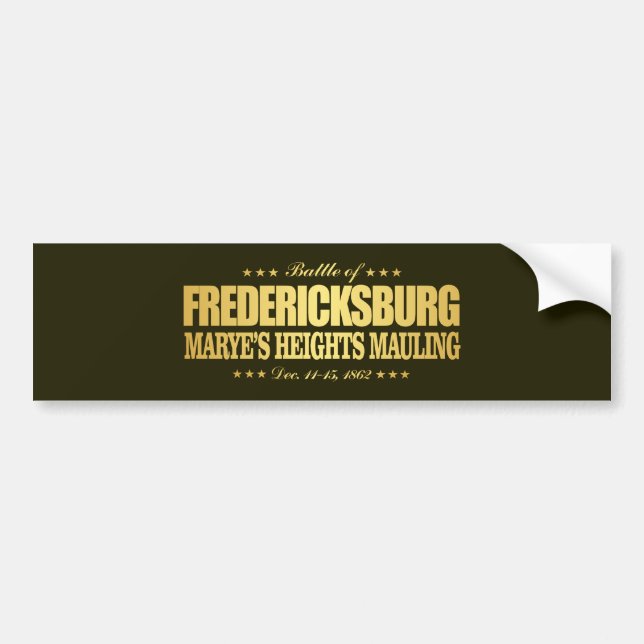Fredericksburg (FH2) Bumper Sticker (Front)