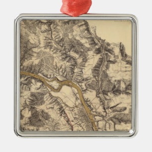 Fredericksburg, Virginia Metal Tree Decoration