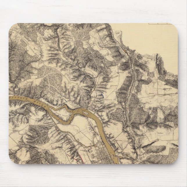 Fredericksburg, Virginia Mouse Pad (Front)