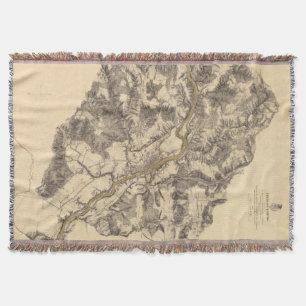 Fredericksburg, Virginia Throw Blanket