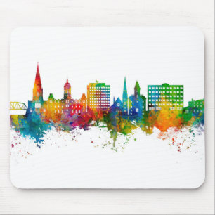 Fredericton Canada Skyline Mouse Pad
