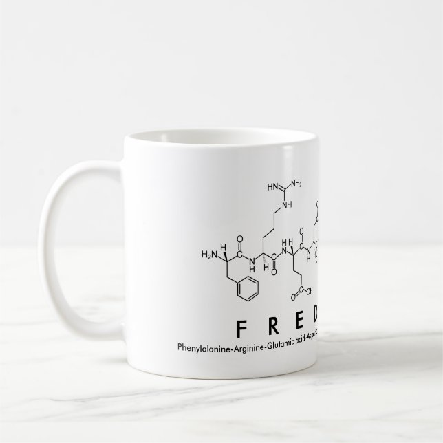 Frederike peptide name mug (Left)