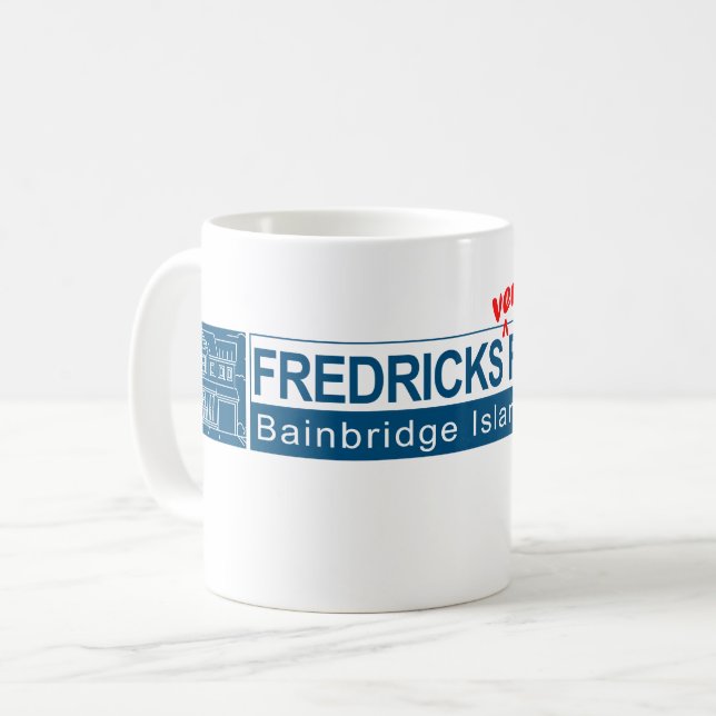 FREDRICKS VERY FINE HOMES COFFEE MUG (Front Left)