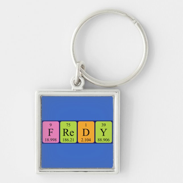 Fredy periodic table name keyring (Front)