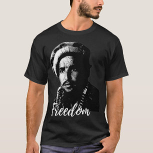 Free Afghanistan Freedom Fighter Massoud Afghan De T-Shirt