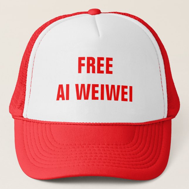 "Free Ai Weiwei" Caps Hats (Front)