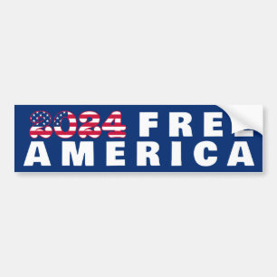 Free America Bumper Sticker