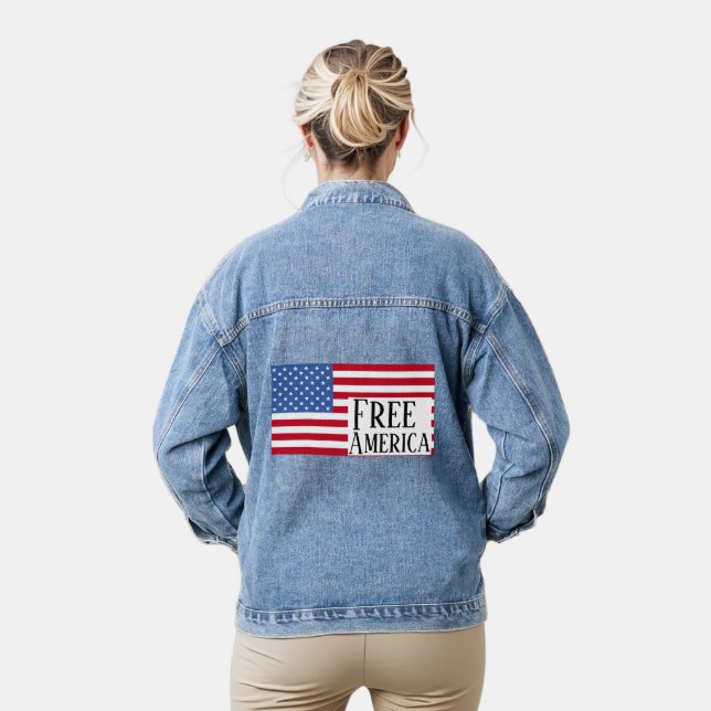 Free America Denim Jacket (Model)