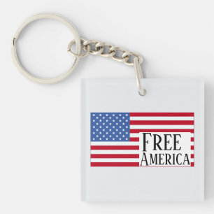 Free America Keychain