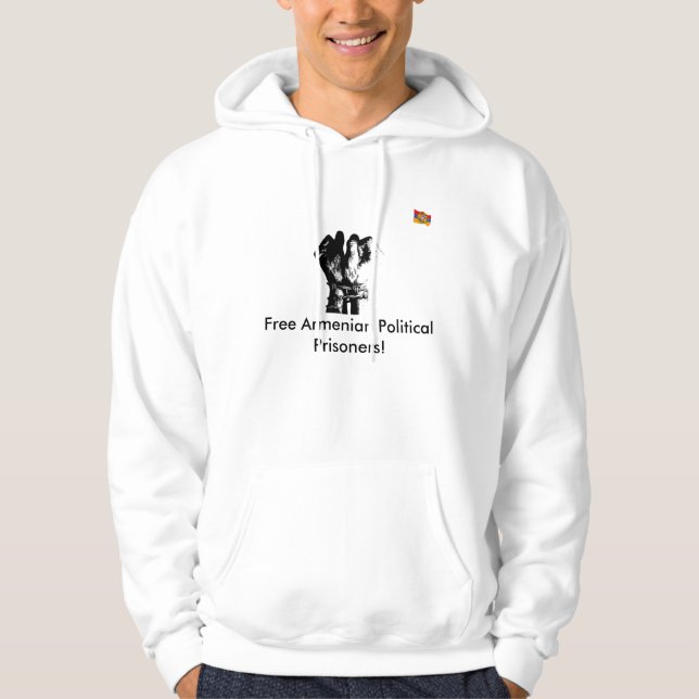 Free Armenian Political Prisoners! Hoodie (Front)