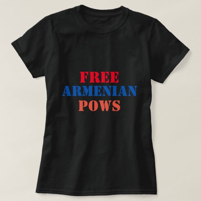 Free Armenian Pows T-Shirt (Design Front)