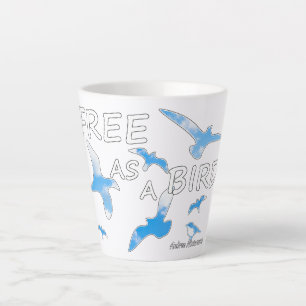 Free as a Bird 2 Latte Mug