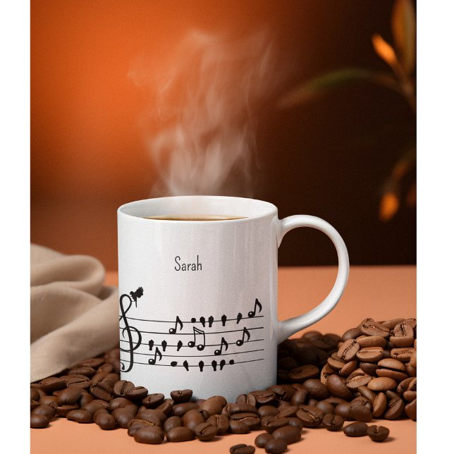 Free as a bird customisable Two-Tone coffee mug (Creator Uploaded)