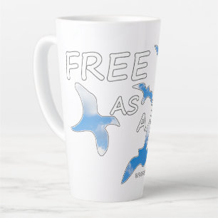 Free as a Bird Latte Mug