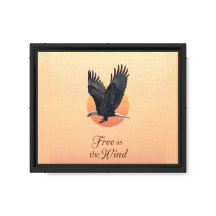 "Free as the Wind - Eagle Strength Inspire Art