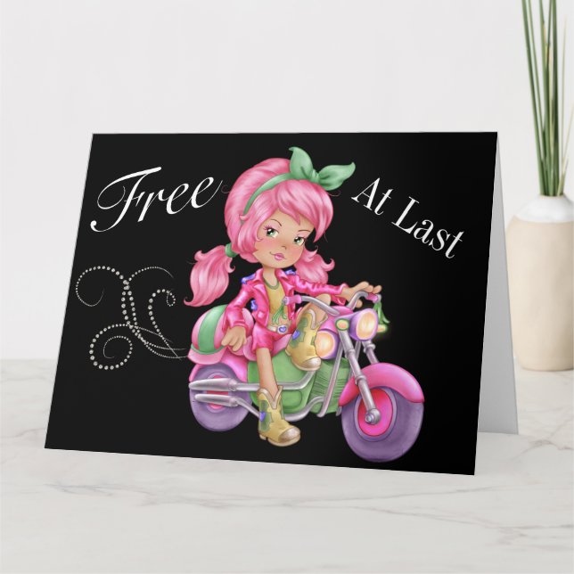 FREE AT LAST BIG Greeting Card - SRF (Front)