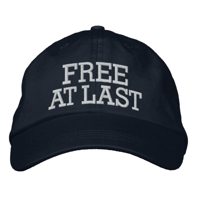 Free at Last ! Cap by SRF (Front)