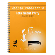 Free at Last! Retirement Party Guest Book