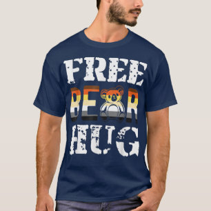 Free Bear Hug  Gay Pride LGBT, Love wins Parades  T-Shirt