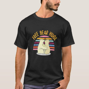 Free Bear Hugs Cute Little Bear Panda Animal Wild T-Shirt