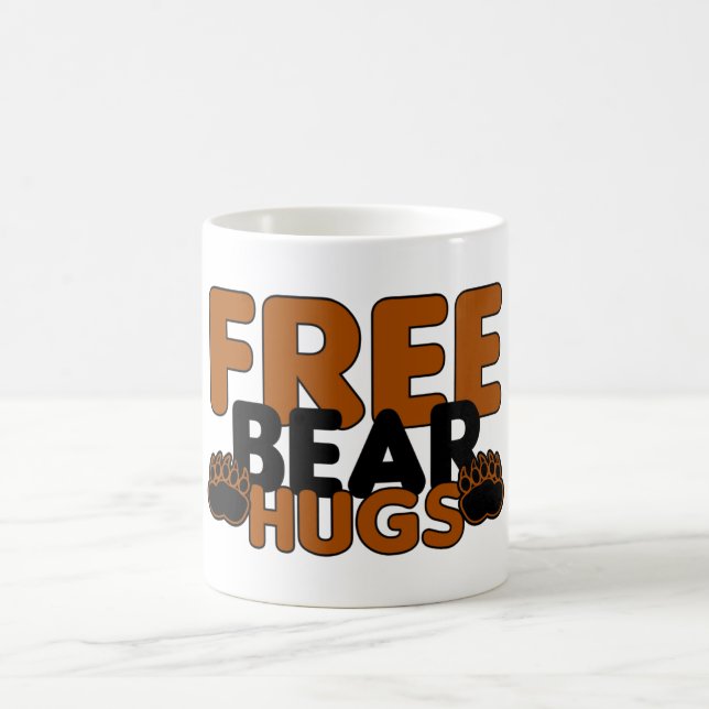 Free BEAR hugs mug (Center)