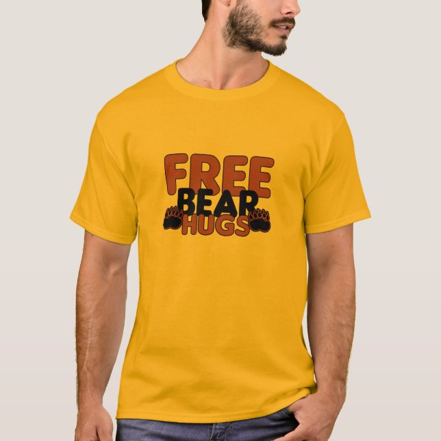 Free BEAR hugs shirt - choose style & colour (Front)