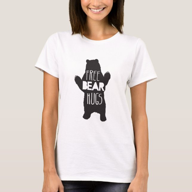 FREE bear hugs T-Shirt (Front)