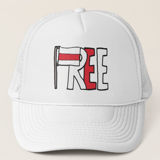 Free Belarus Trucker Hat (Front)