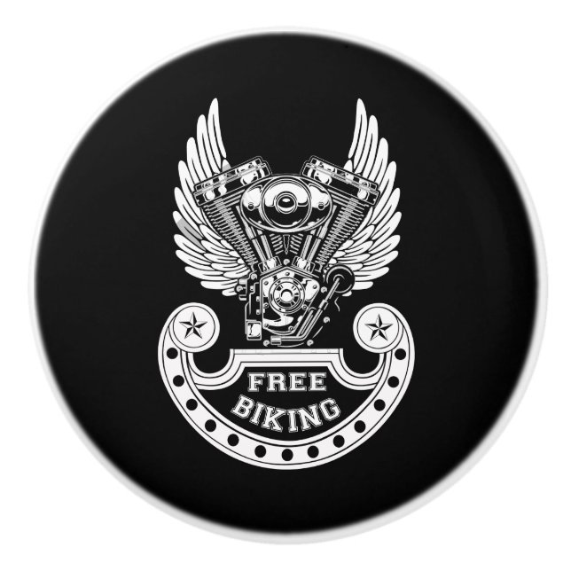 Free biking ceramic knob (Front)
