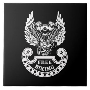 Free biking ceramic tile