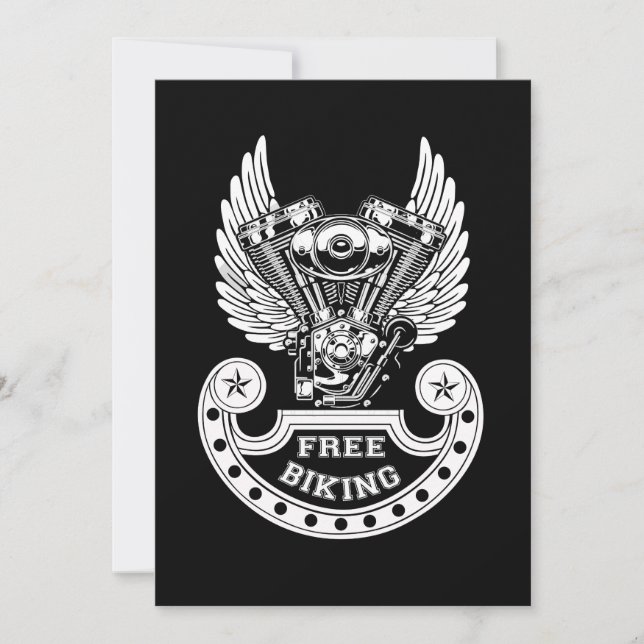 Free biking invitation (Front)