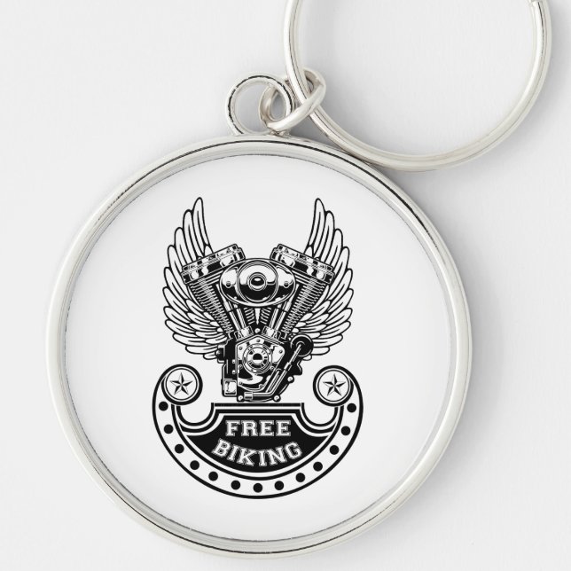 Free biking key ring (Front)