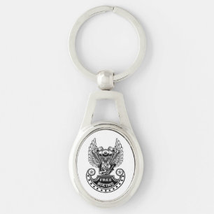 Free biking key ring