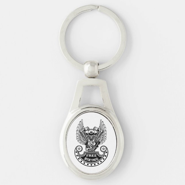 Free biking key ring (Front)