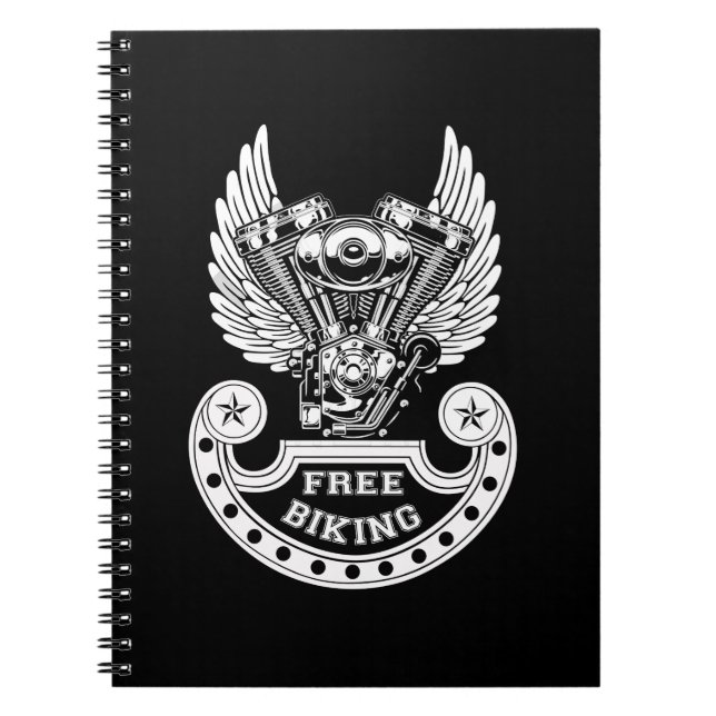 Free biking notebook (Front)