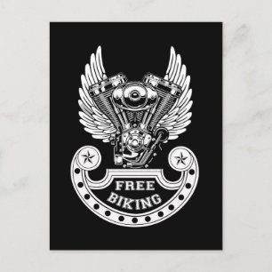 Free biking postcard