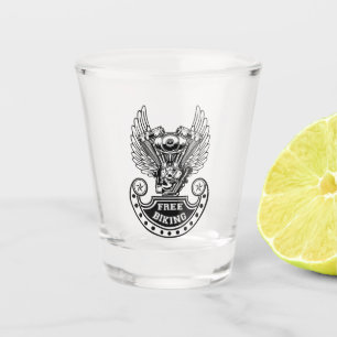 Free biking shot glass