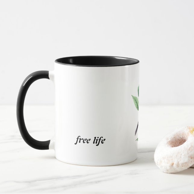 free bird mug (With Donut)