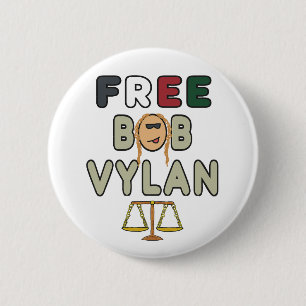 Free Bob Vylan 6 Cm Round Badge