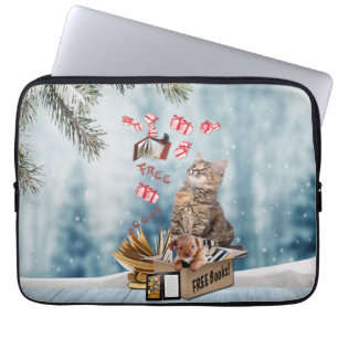 Free Books for Christmas Laptop Sleeve