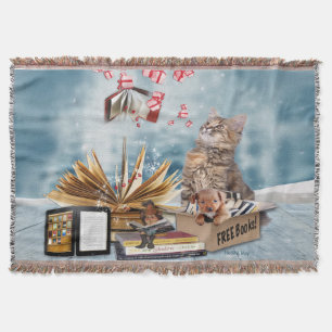 Free Books Throw Blanket