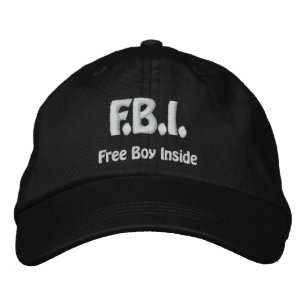 Free Boy Inside Embroidered Hat