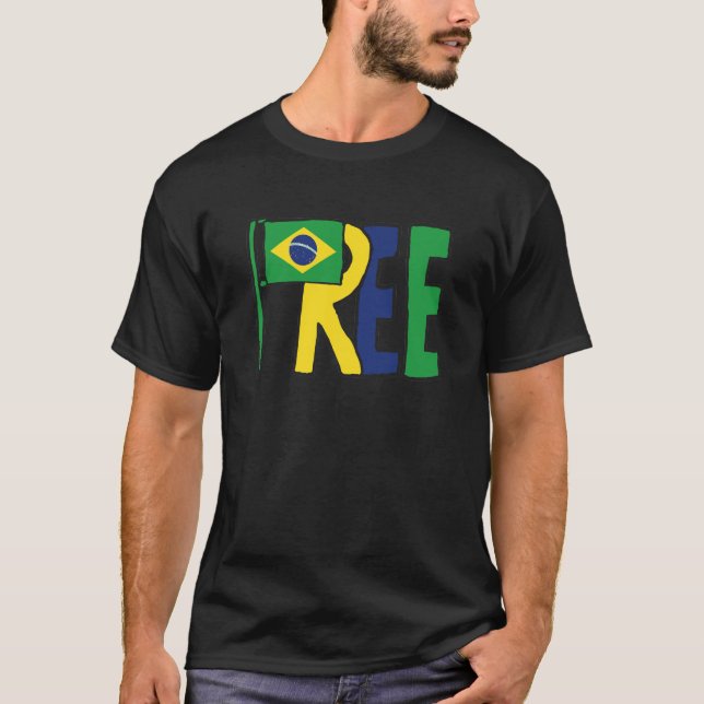 Free Brazil T-Shirt (Front)