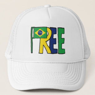 Free Brazil Trucker Hat