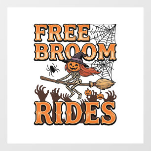 Free Broom Rides Halloween Witch Skeleton Design_1