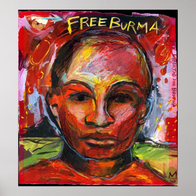 Free Burma Poster (Front)