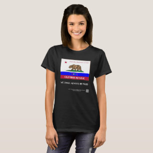 Free California Republic deluxe women's t-shirt