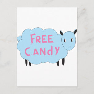 Free Candy Postcard