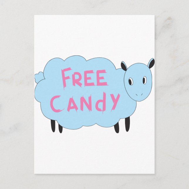 Free Candy Postcard (Front)